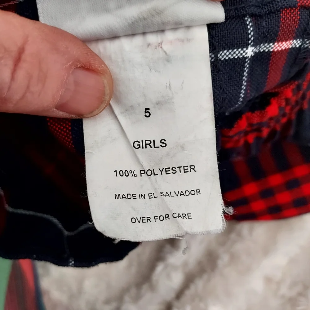 CKW School Uniform Red Tartan plaid skort size 5Y Academia - Picture 5 of 7